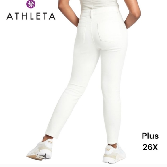 ATHLETA Sculpteck Ultra Skinny Jean 26X PLUS SIZE NEW 🆕 - Picture 3 of 15